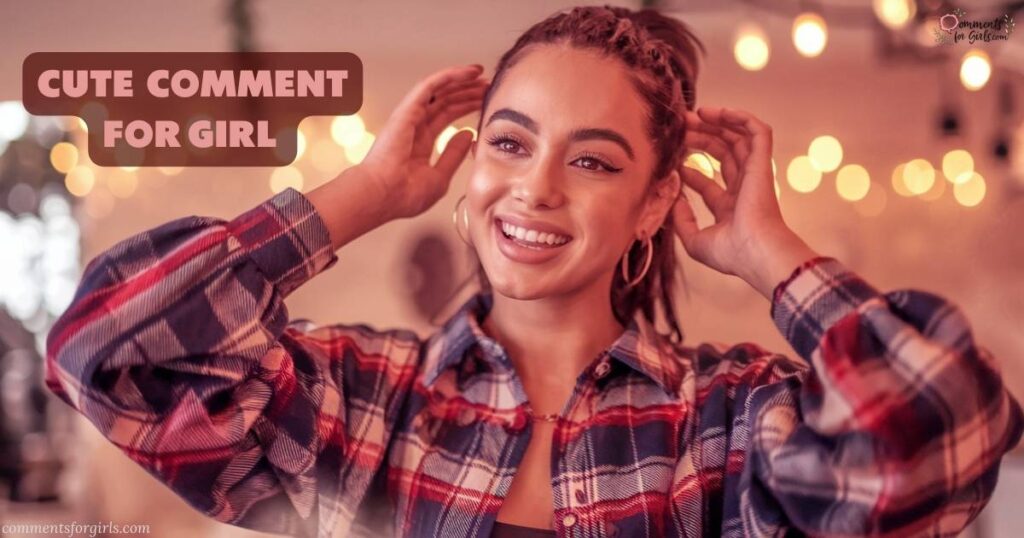 Cute One Word Comment on Girl Pic