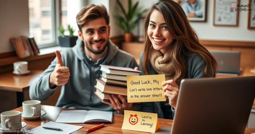 Funny Good Luck Exam Wishes for Lover