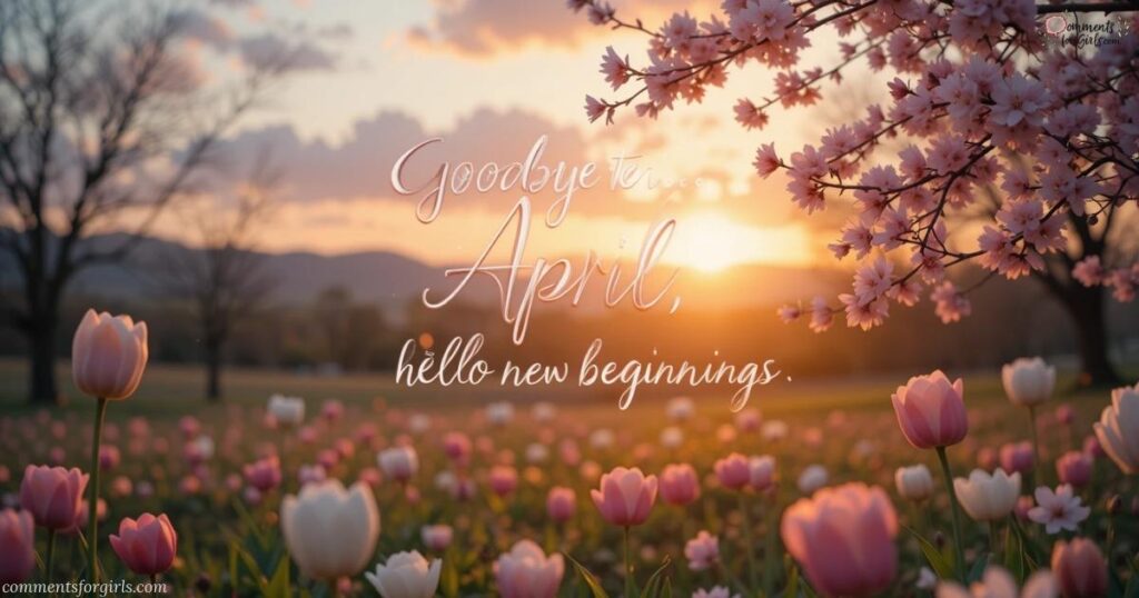 Goodbye April Quotes for Instagram