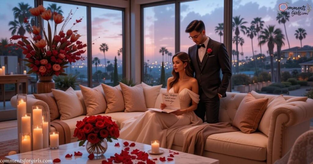 Happy Valentine’s Day, Beautiful Messages for a Newlywed Wife in Beverly Hills, USA