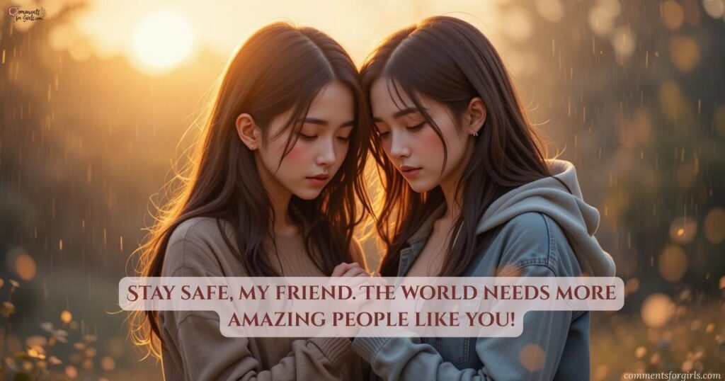 Stay Safe and Take Care Messages for Friends