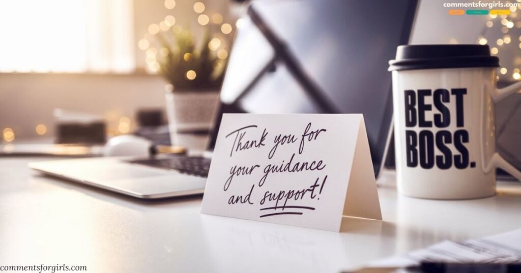 Thank You Messages to Boss for Your Guidance and Support