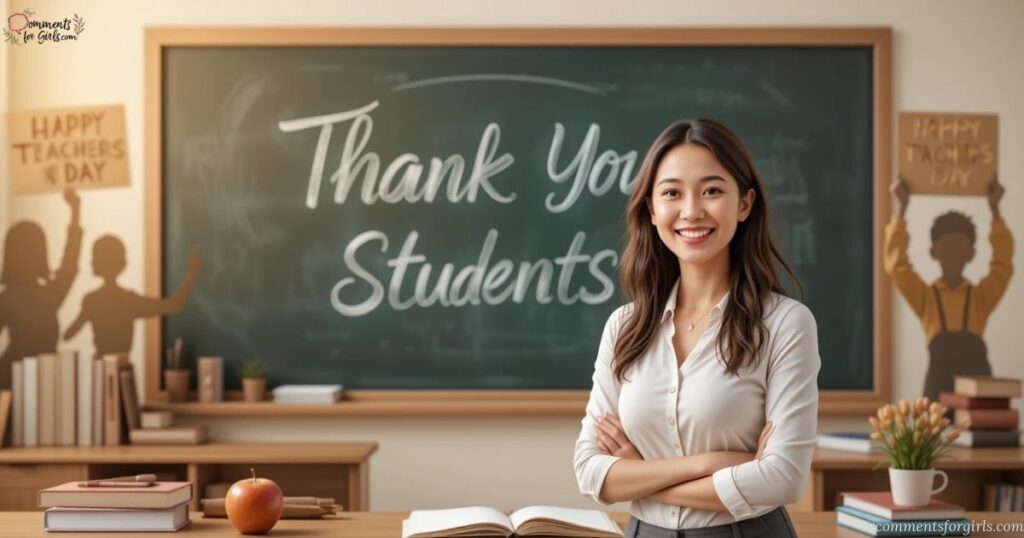 Thank You Messages to Students from Teacher on Teacher’s Day