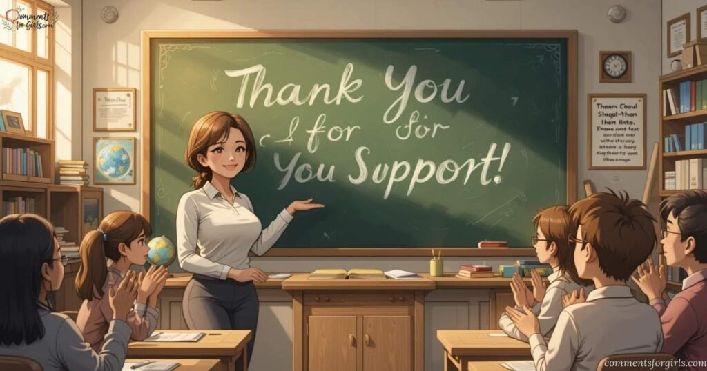 Thank You Messages to Students from Teachers for Support