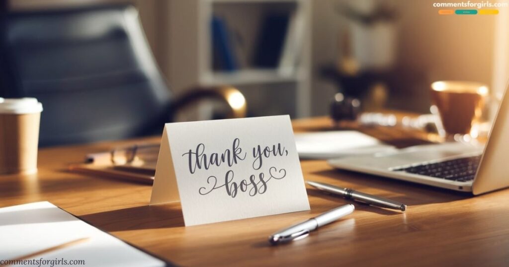 Thank You Notes to Boss When Leaving Job