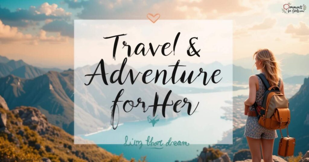 Travel and Adventure Comments for Girls on Instagram