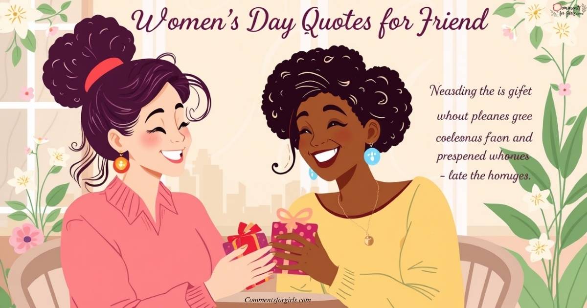 Womens Day Quotes for Friend