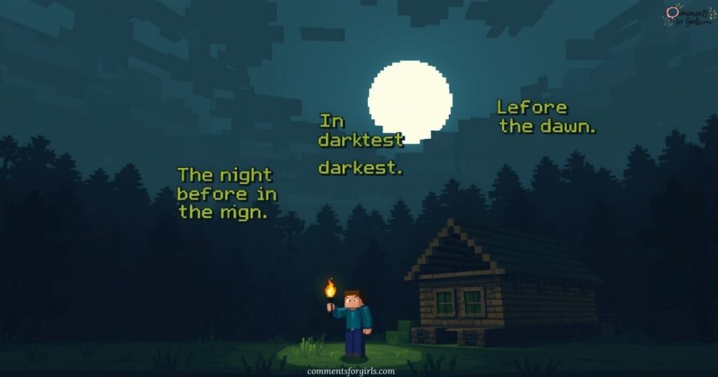 Below are some sad and Inspiration Minecraft quotes: