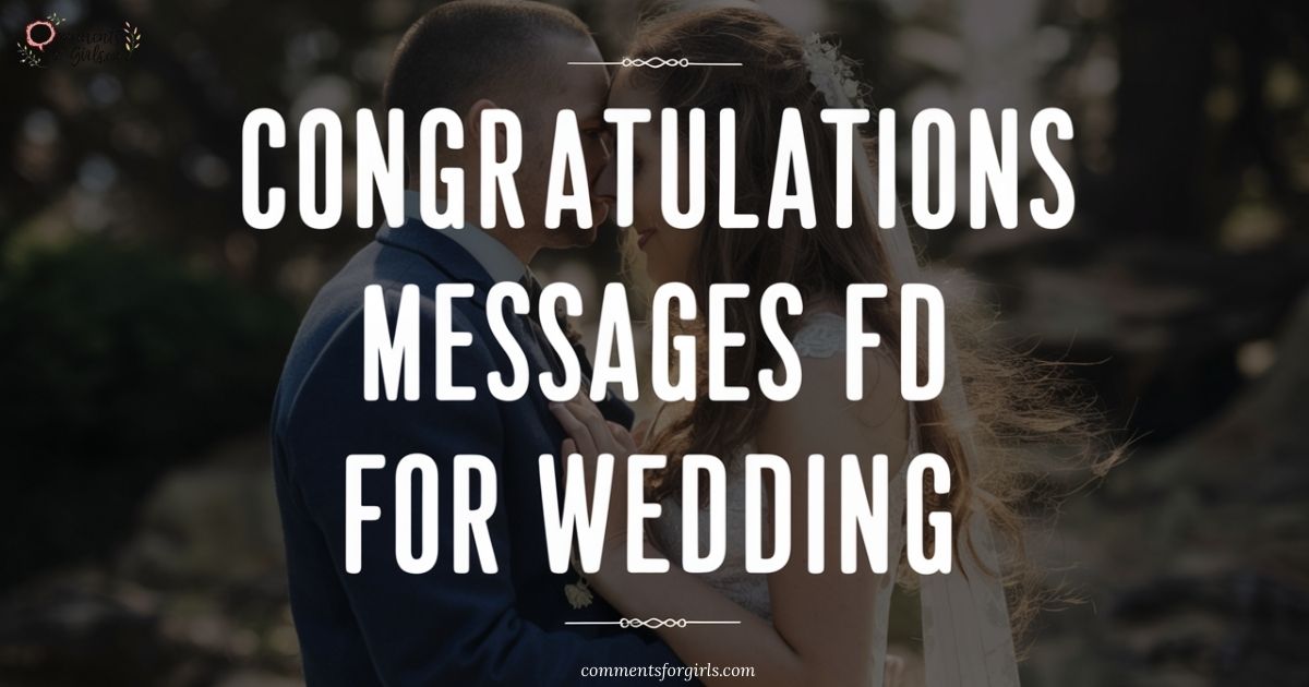 Congratulations Messages for Wedding