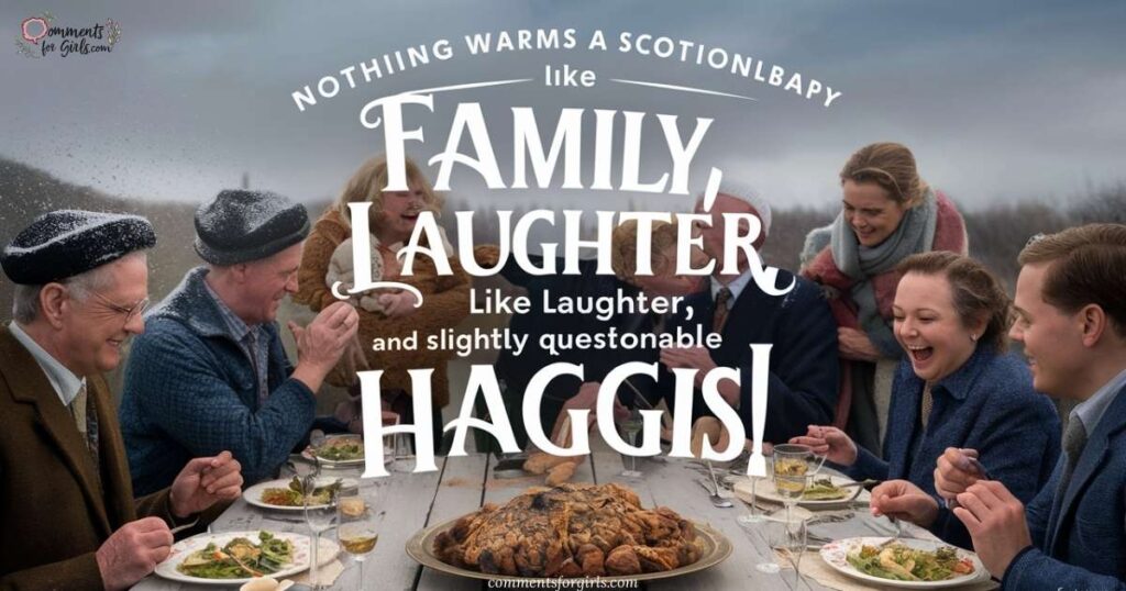 Funny February Quotes for Brightening a Family Reunion in Scotland
