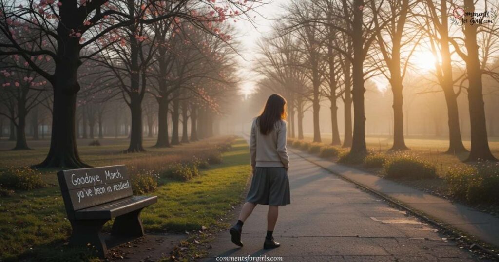 Goodbye March Quotes for Reflecting on Personal Growth