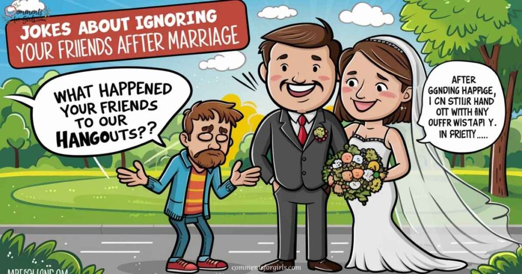 Jokes About Ignoring Your Friends After Marriage