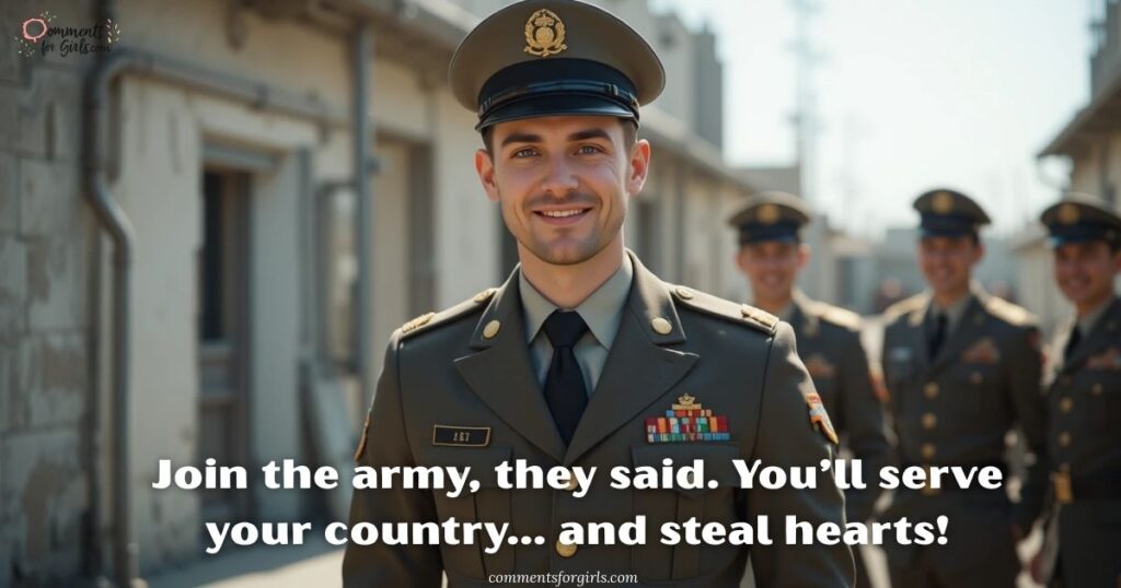 Jokes About Military Uniforms and Handsome Soldiers