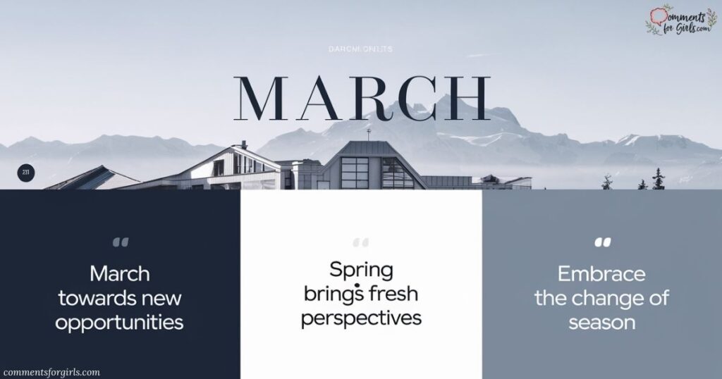 Short March Quotes for a Corporate Email in Switzerland