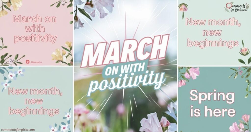 Short March Quotes for Instagram