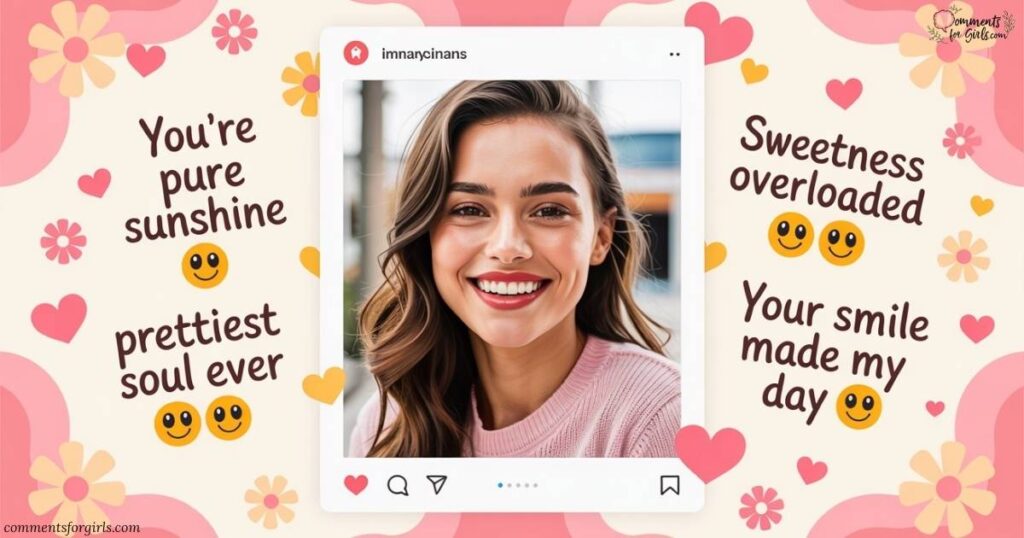Sweet Comments for Girl Pic on Instagram