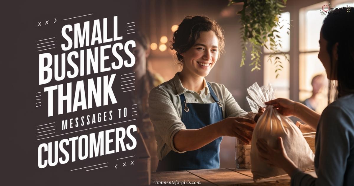 Thank You Messages to Customers