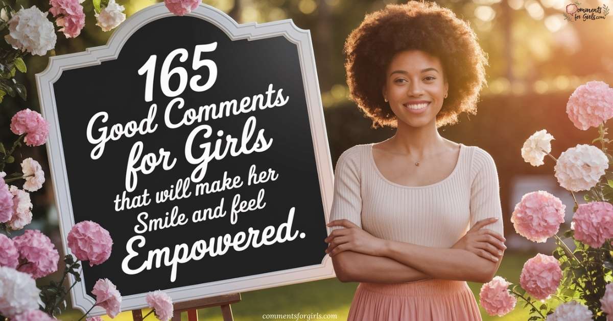 Good comments for girls