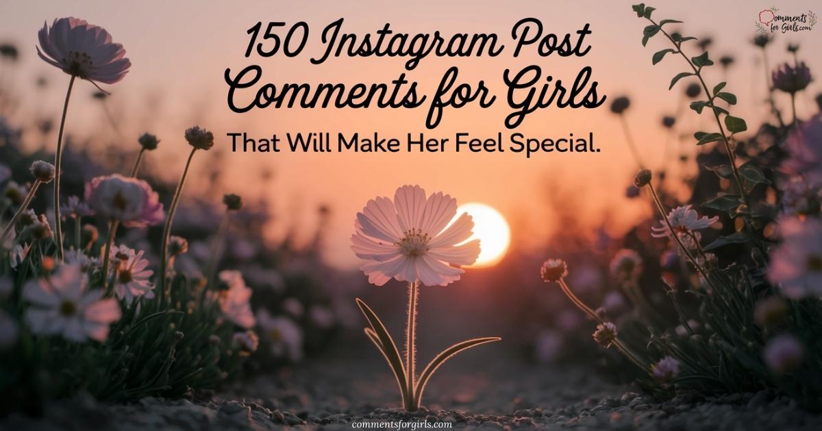 Instagram Post Comments for Girls