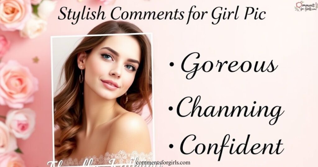 Stylish Comments for Girl Pic