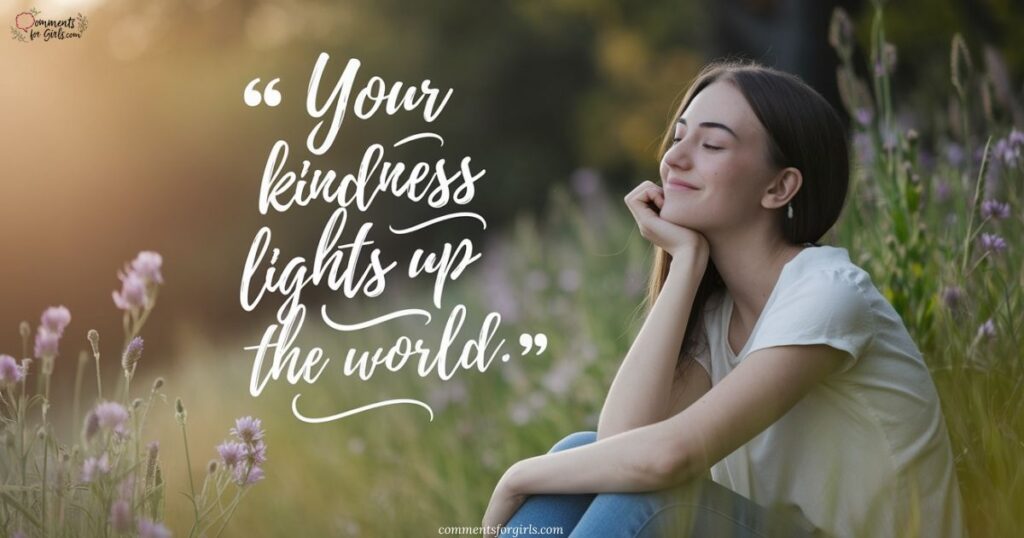Thoughtful and Kind: Best Good Comments for Girls That Will Make Her Smile